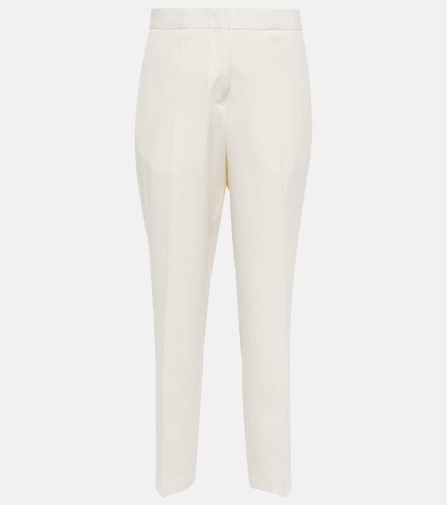 jil sander tailored straight wool pants