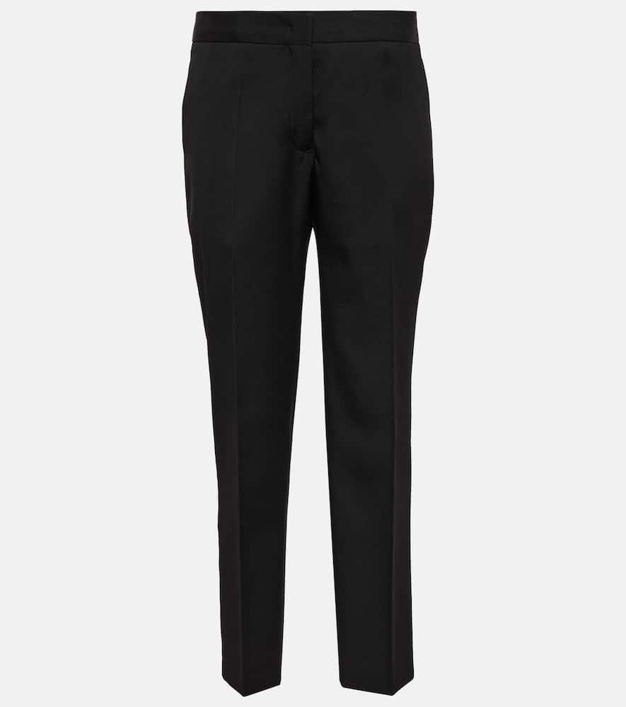 jil sander tailored straight wool pants