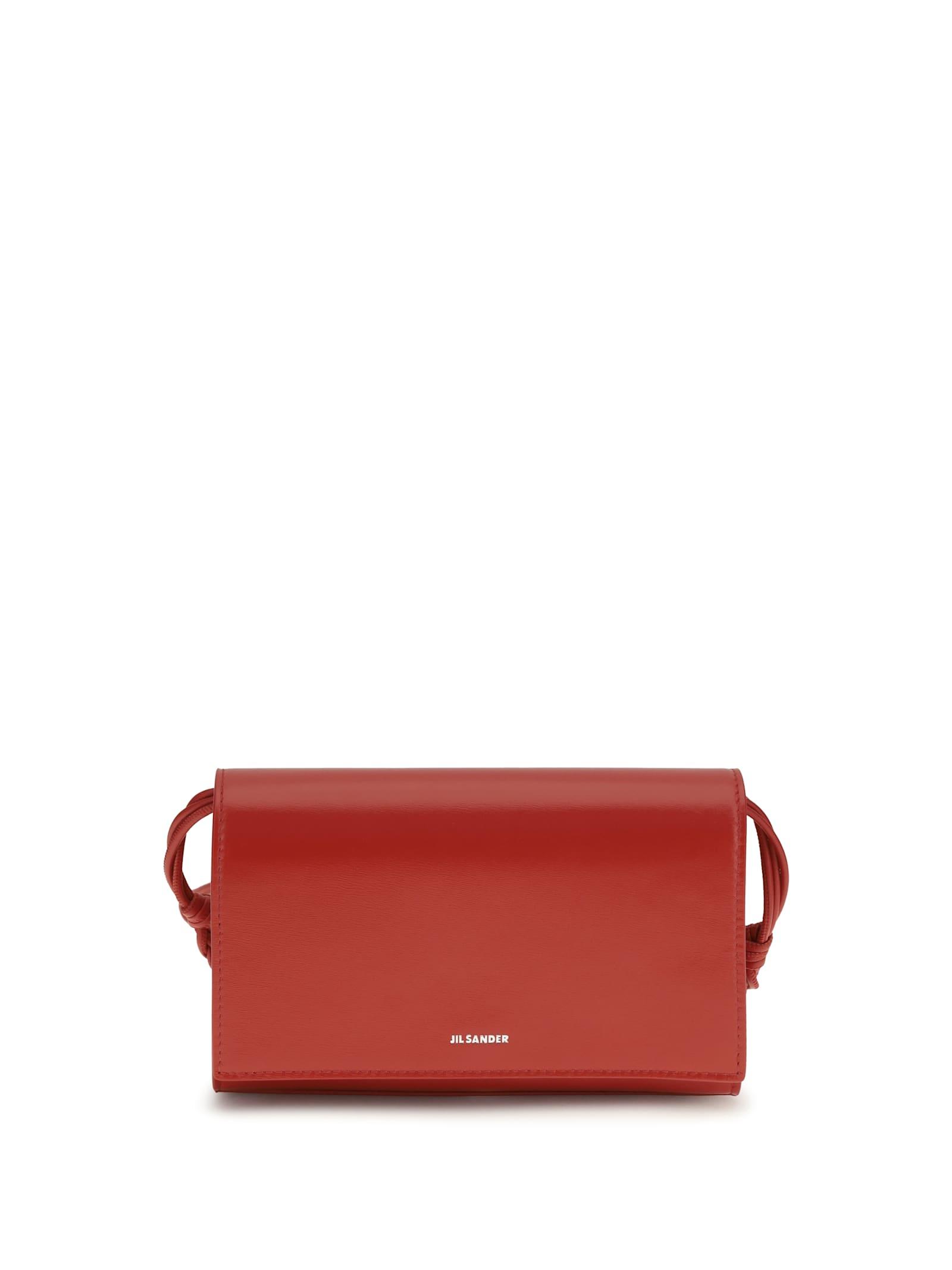 jil sander tangle crossbody wallet