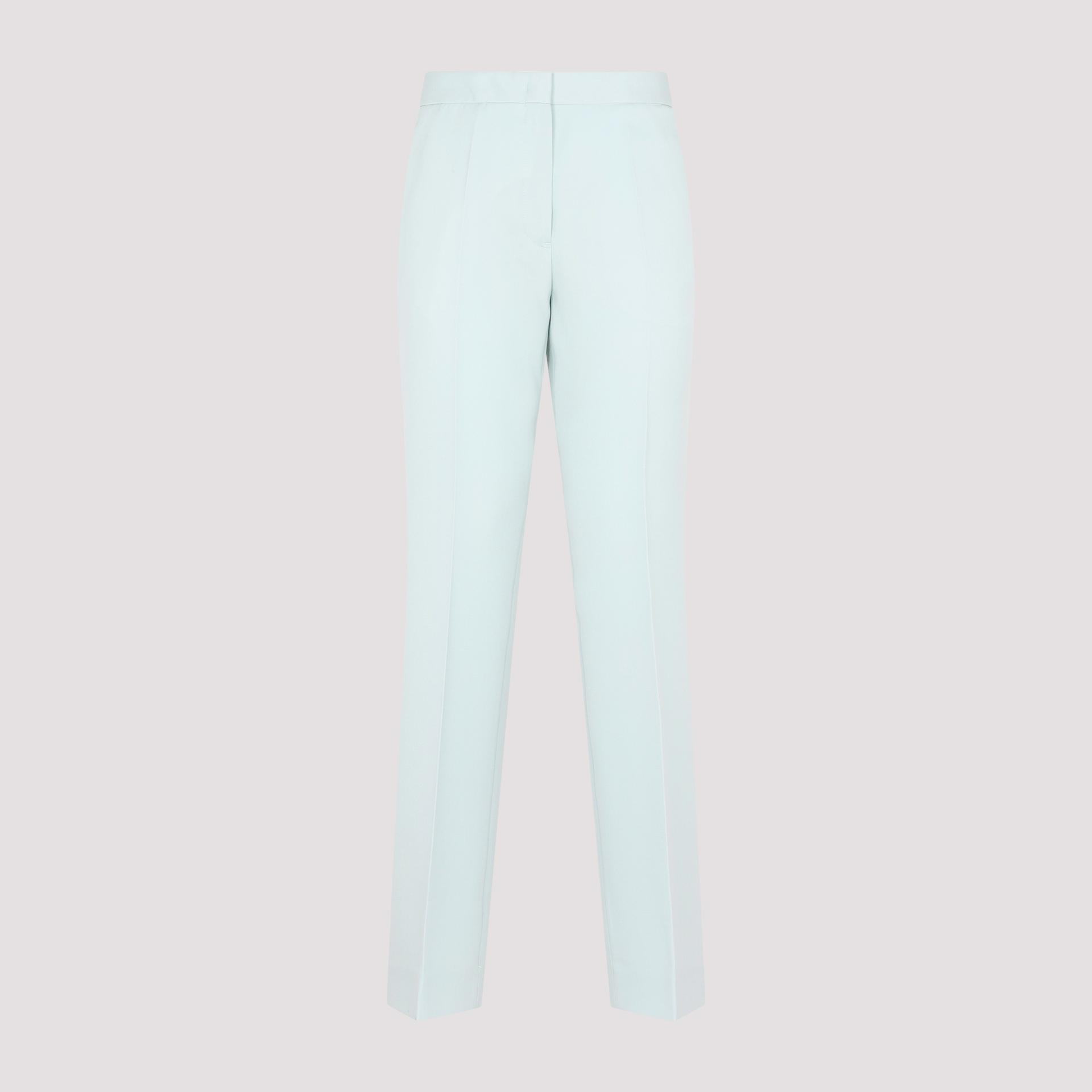 jil sander trousers blue wool pant - women