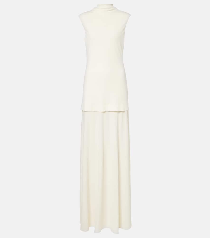 jil sander turtleneck maxi dress