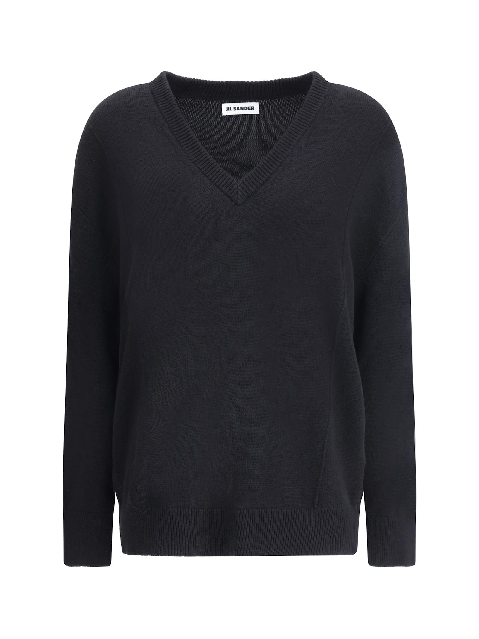 jil sander v neck sweater