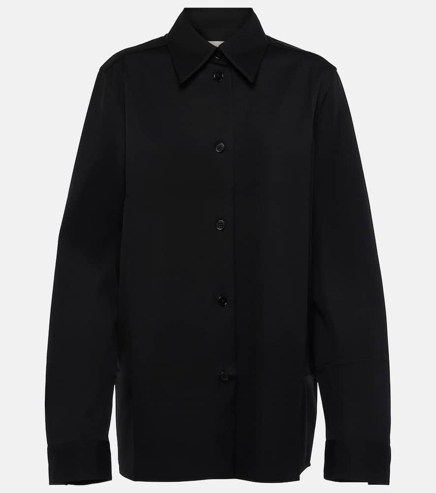 jil sander virgin wool shirt