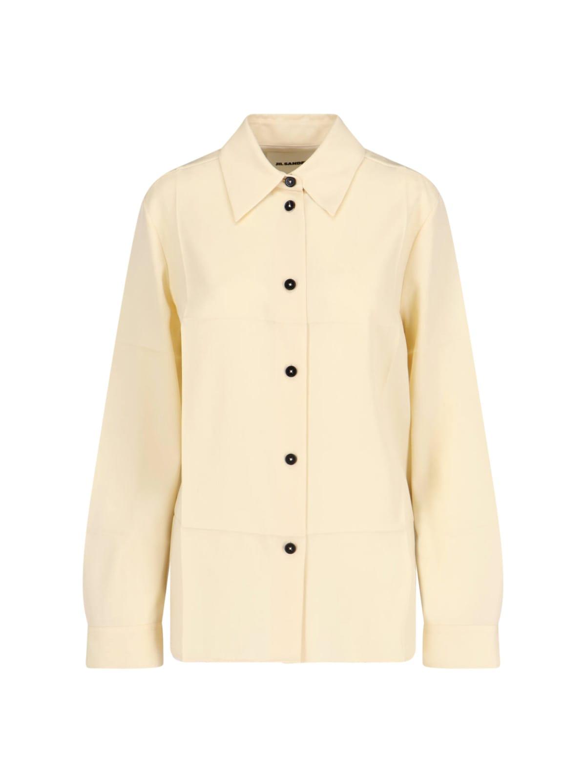 jil sander virgin wool shirt