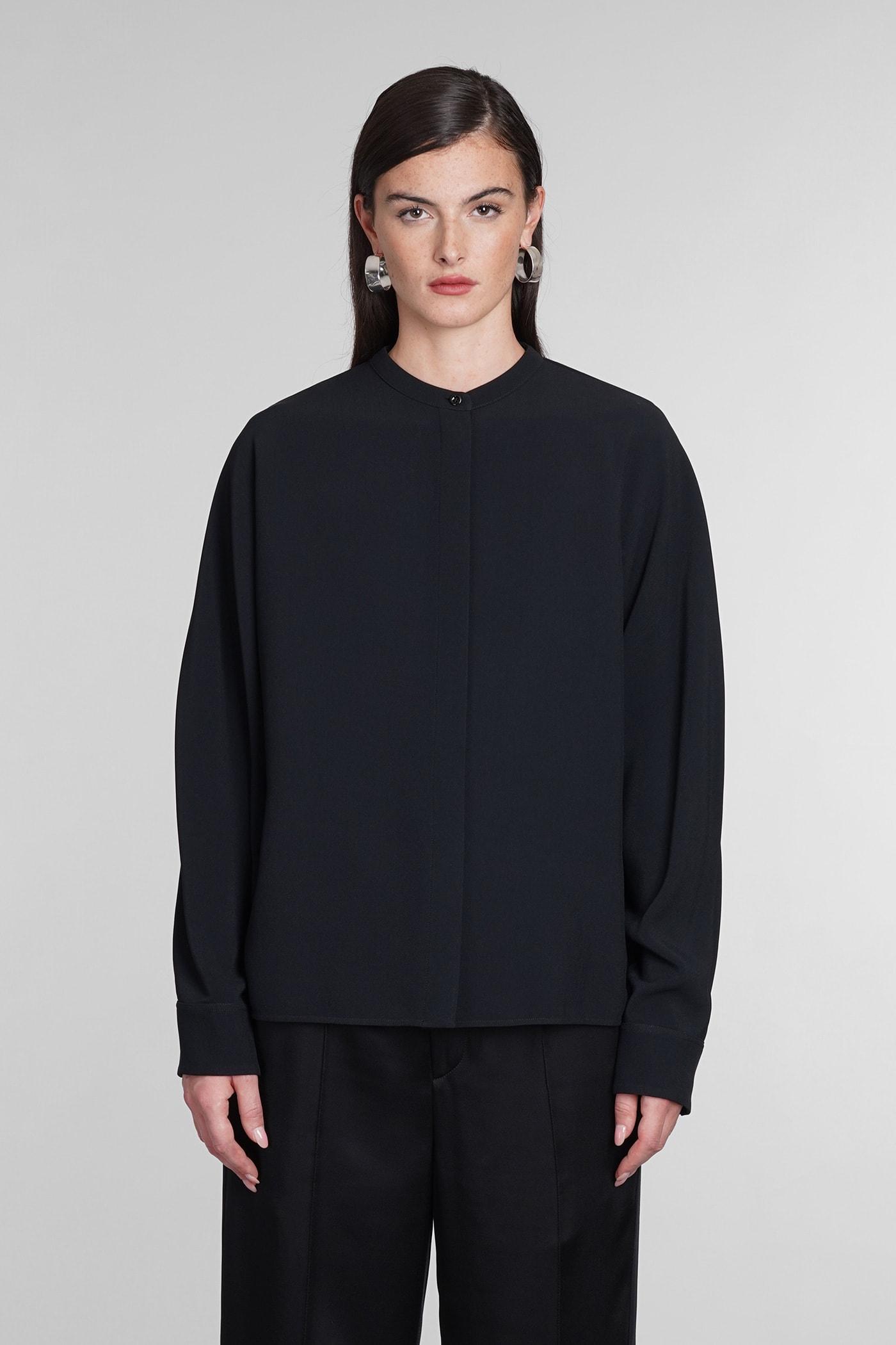 jil sander viscose blend shirt