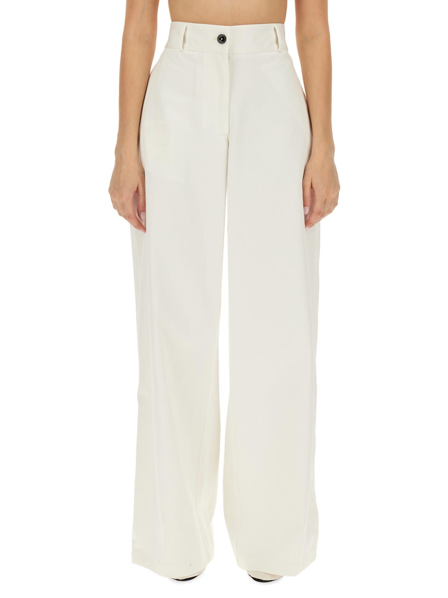 jil sander wide leg pants