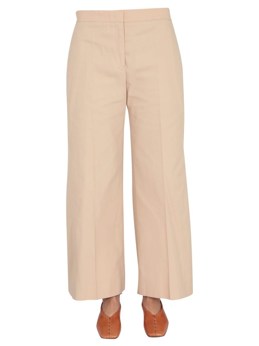 jil sander wide leg trousers