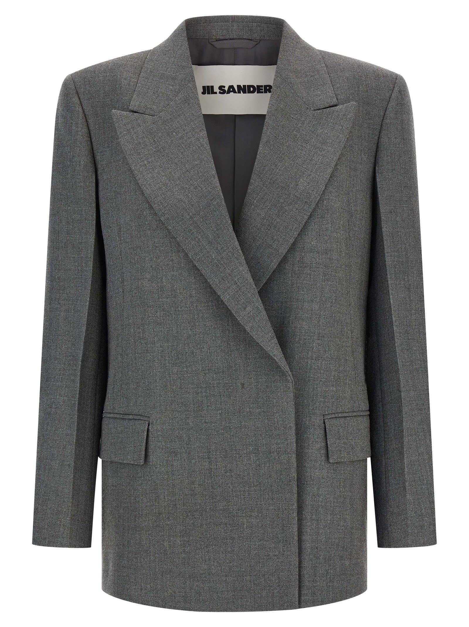 jil sander wool blazer