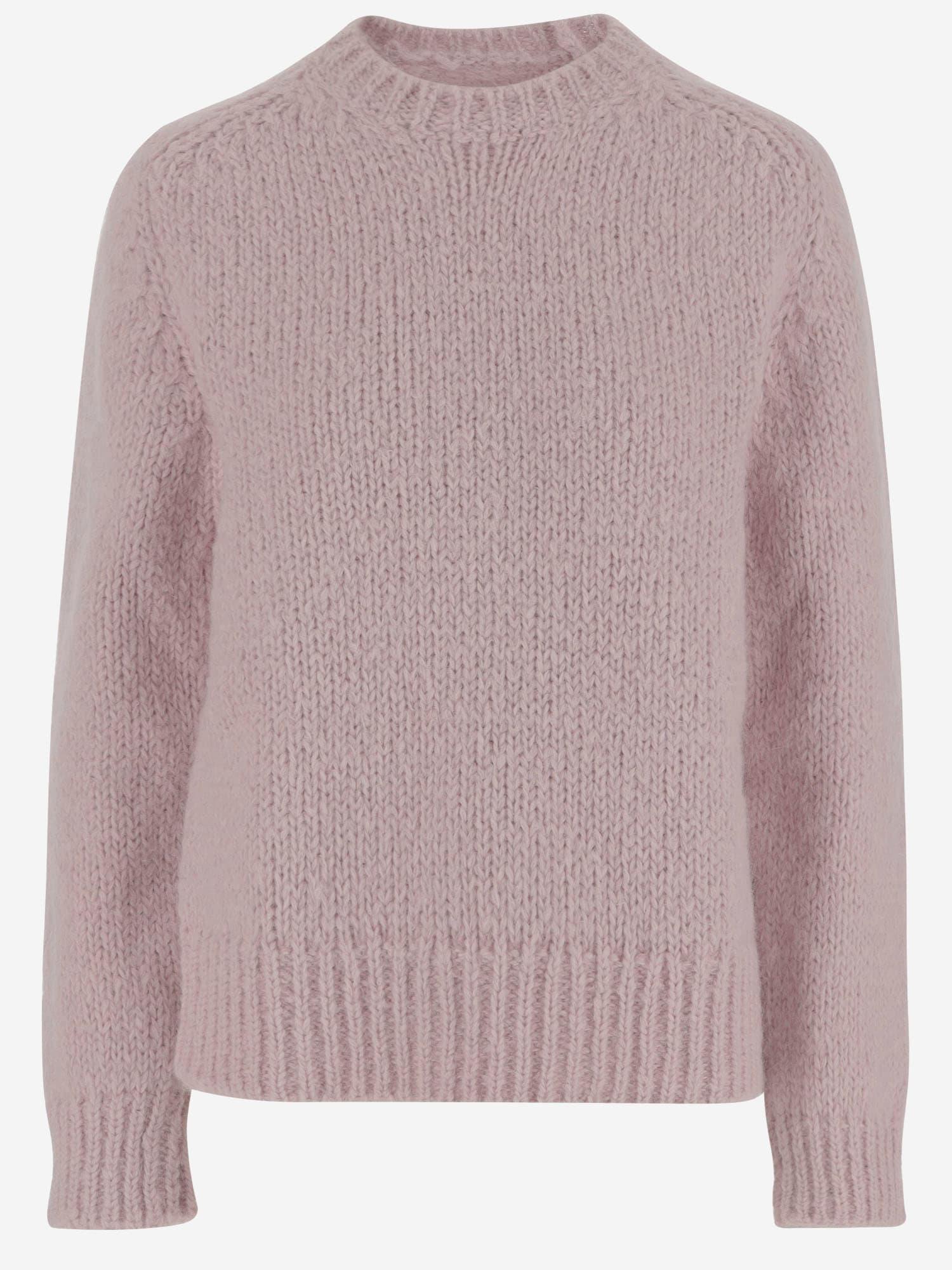 jil sander wool blend crew neck sweater