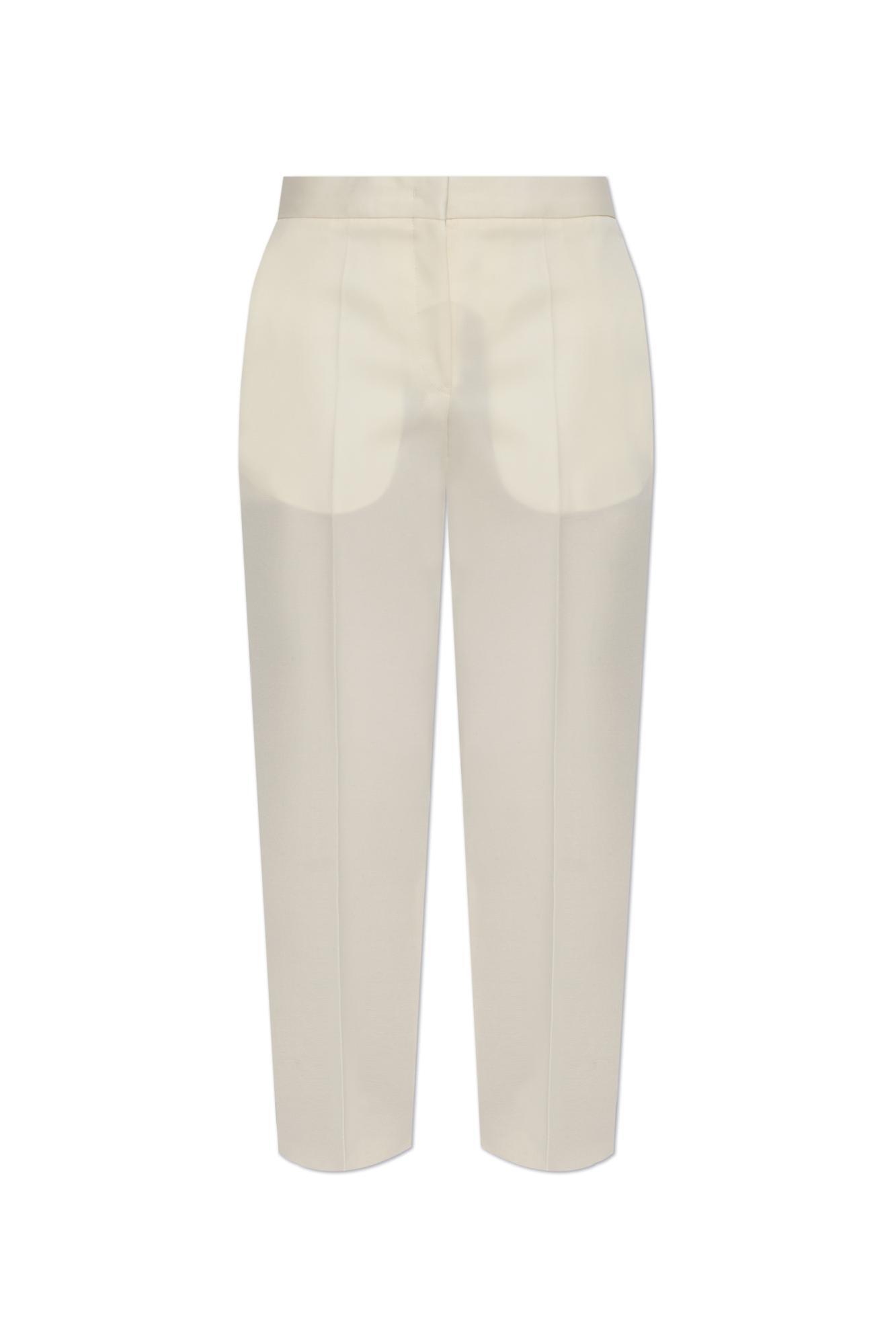 jil sander wool pants