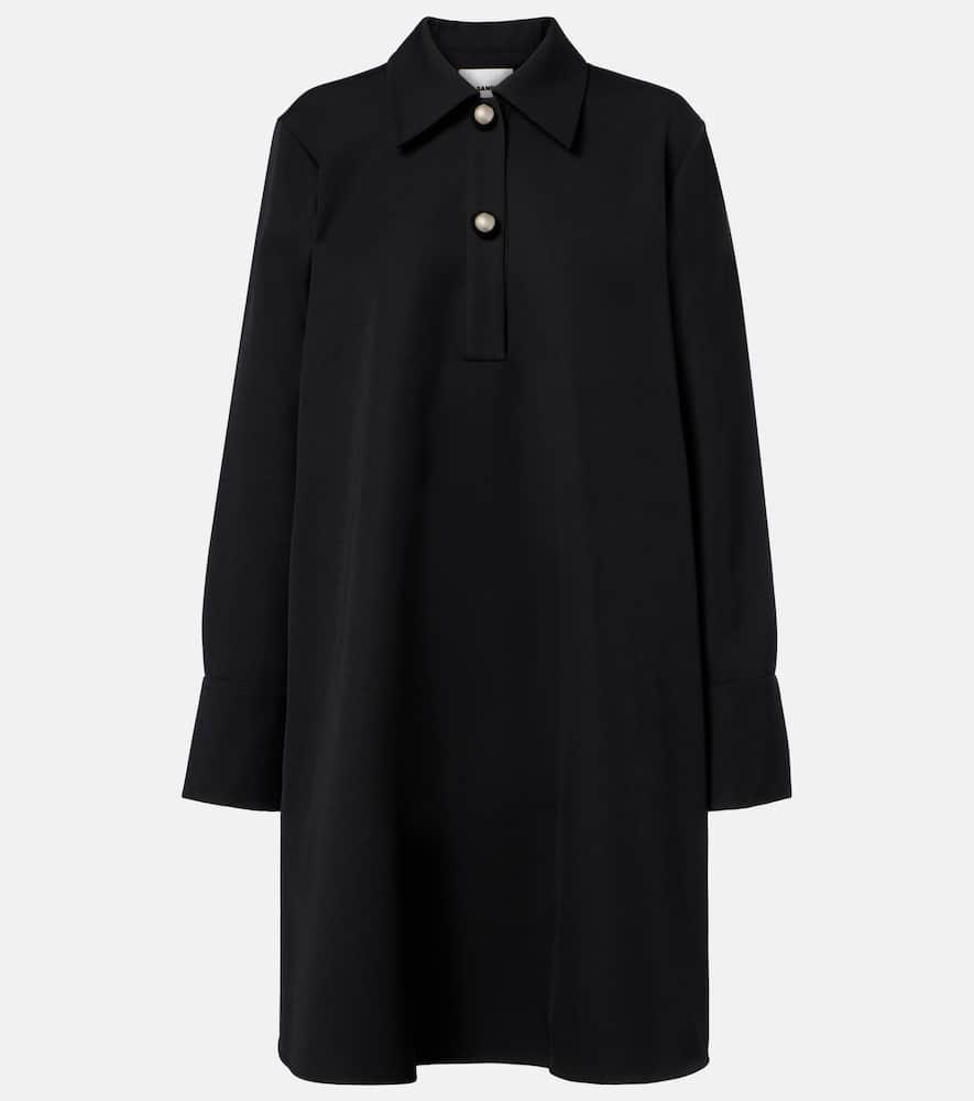jil sander wool polo dress