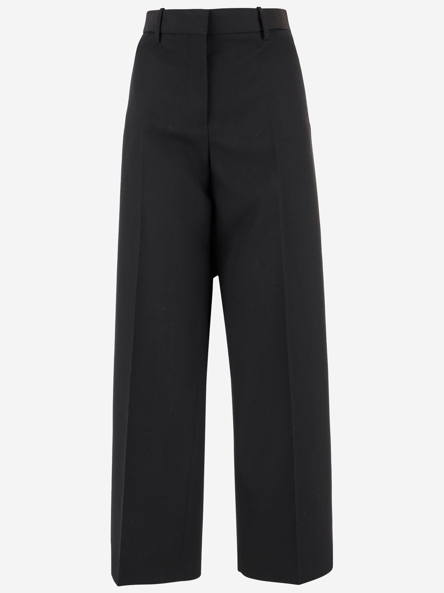 jil sander wool trousers