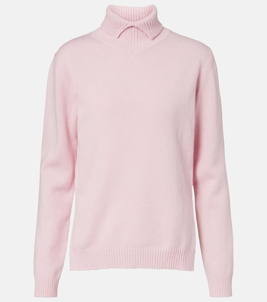jil sander wool turtleneck sweater