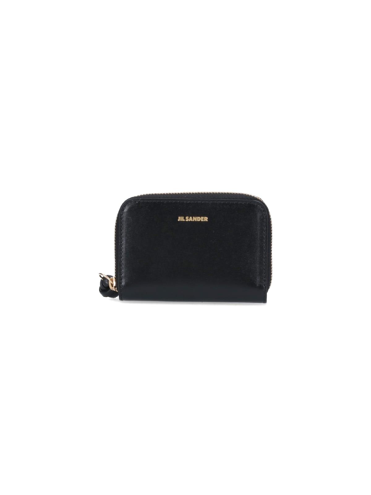 jil sander zip-around wallet small
