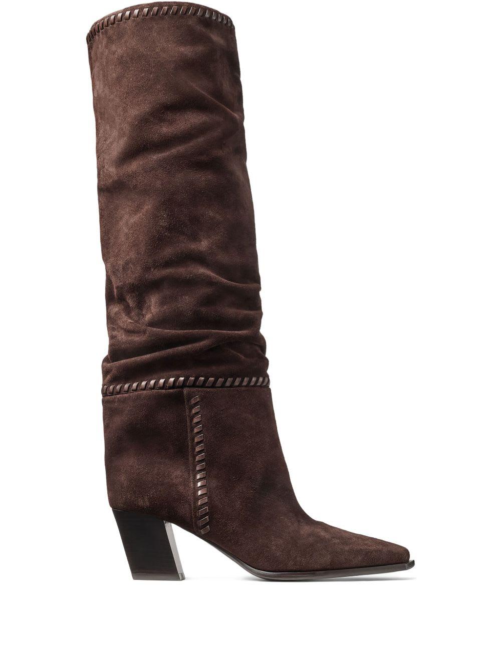 jimmy choo 60mm knee-high boots