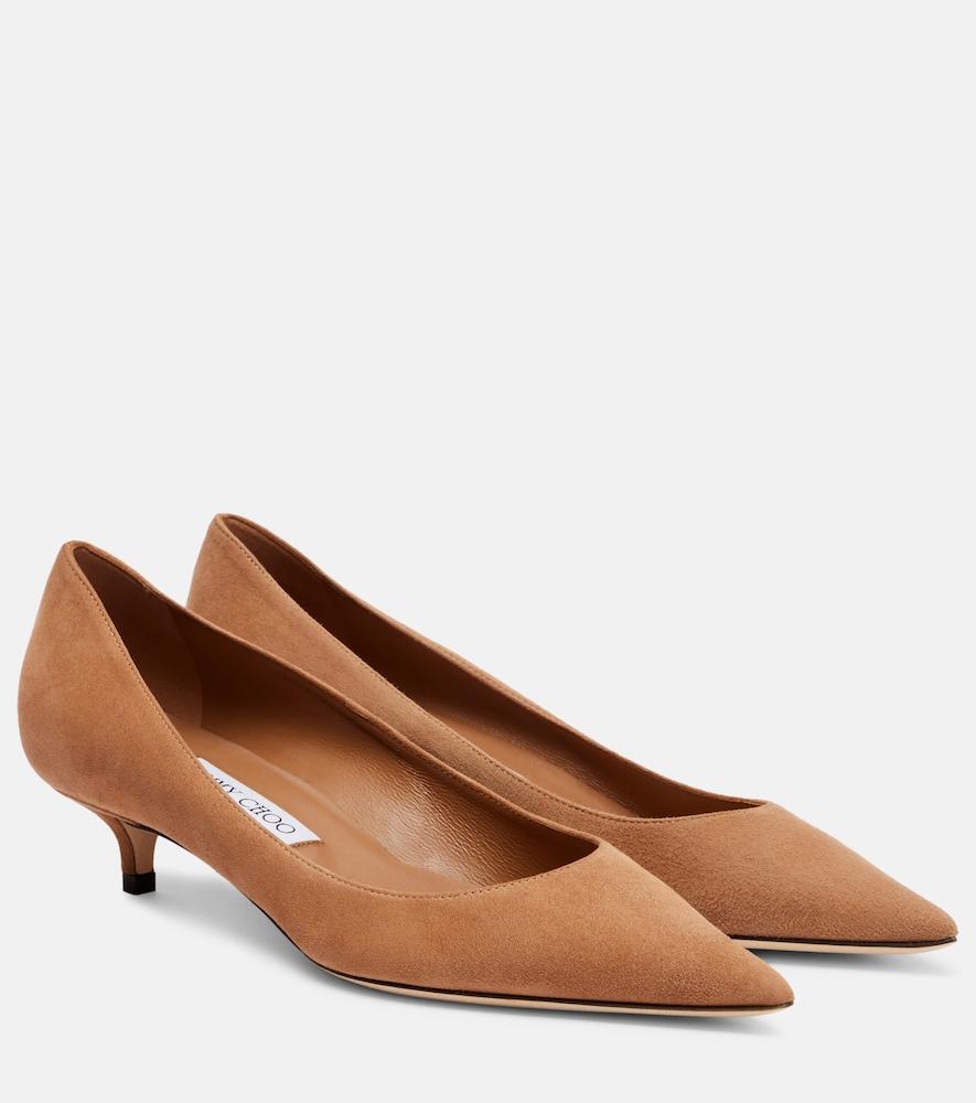 jimmy choo amelia 35 suede pumps
