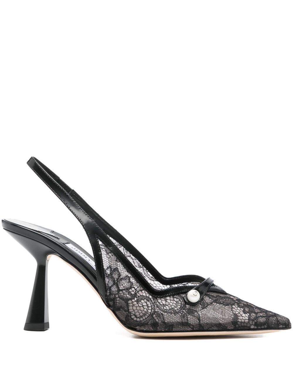 jimmy choo amita patent leather pumps