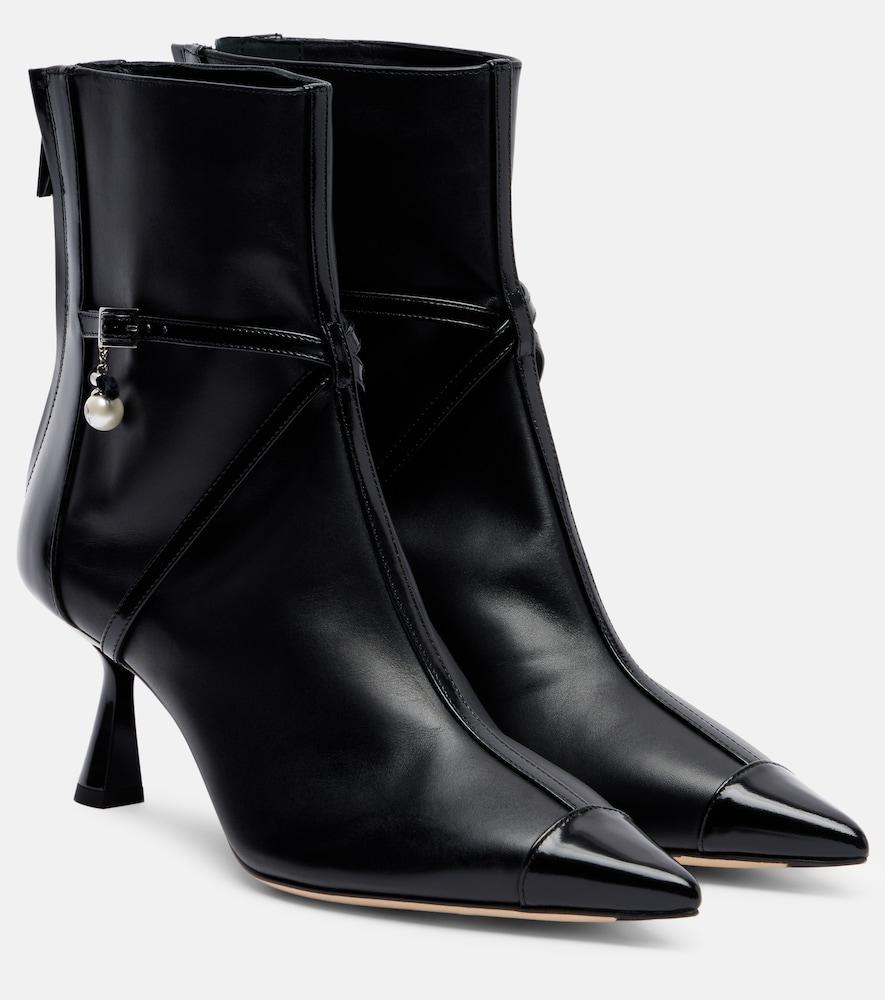 jimmy choo aren 65 leather ankle boots