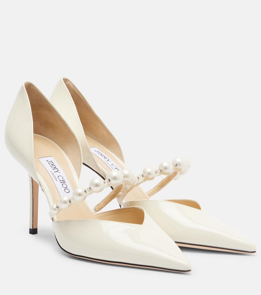 jimmy choo aurelie 85 patent leather pumps