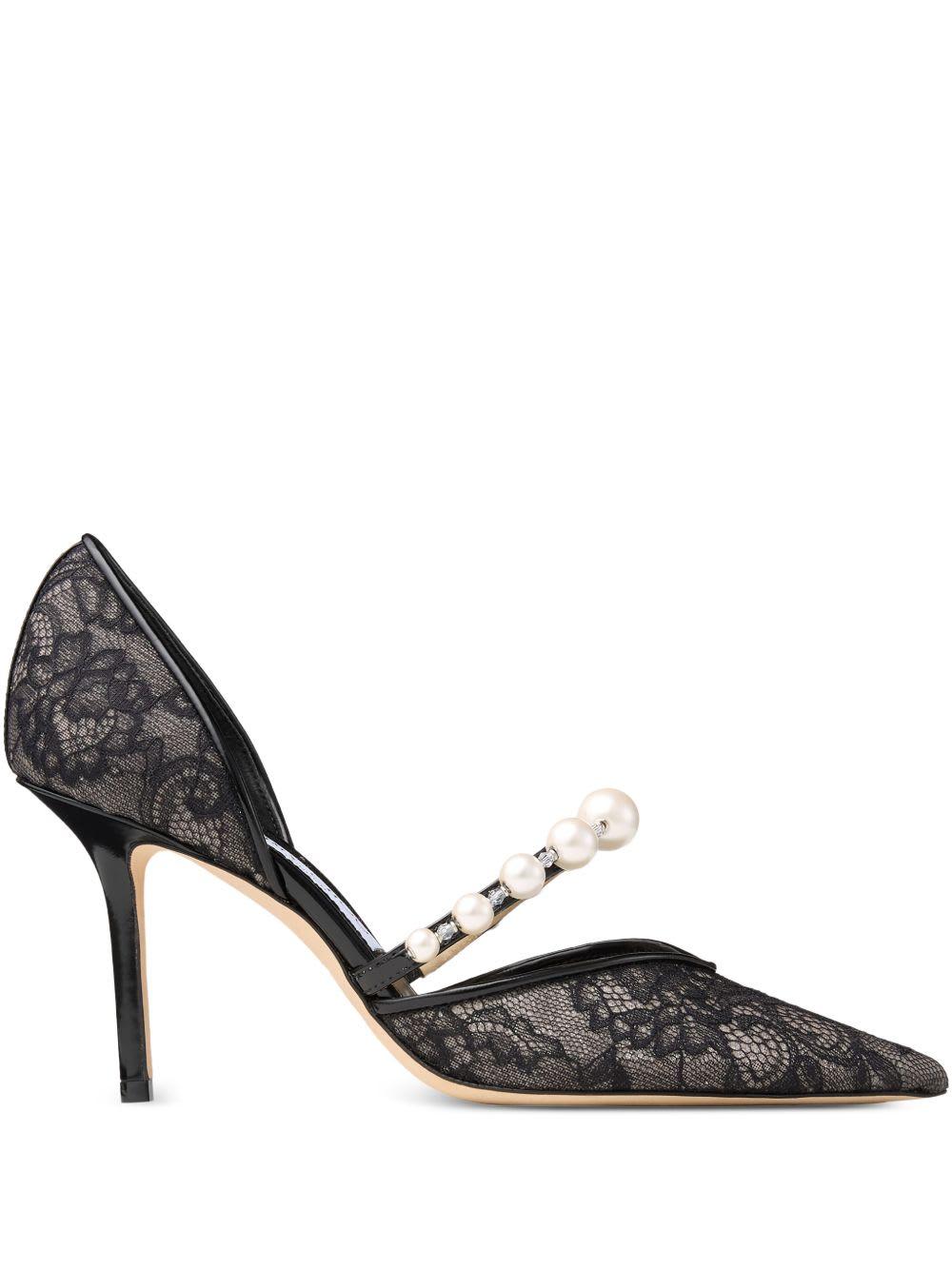 jimmy choo aurelie leather pumps