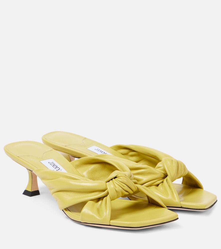 jimmy choo avenue 50 leather sandals