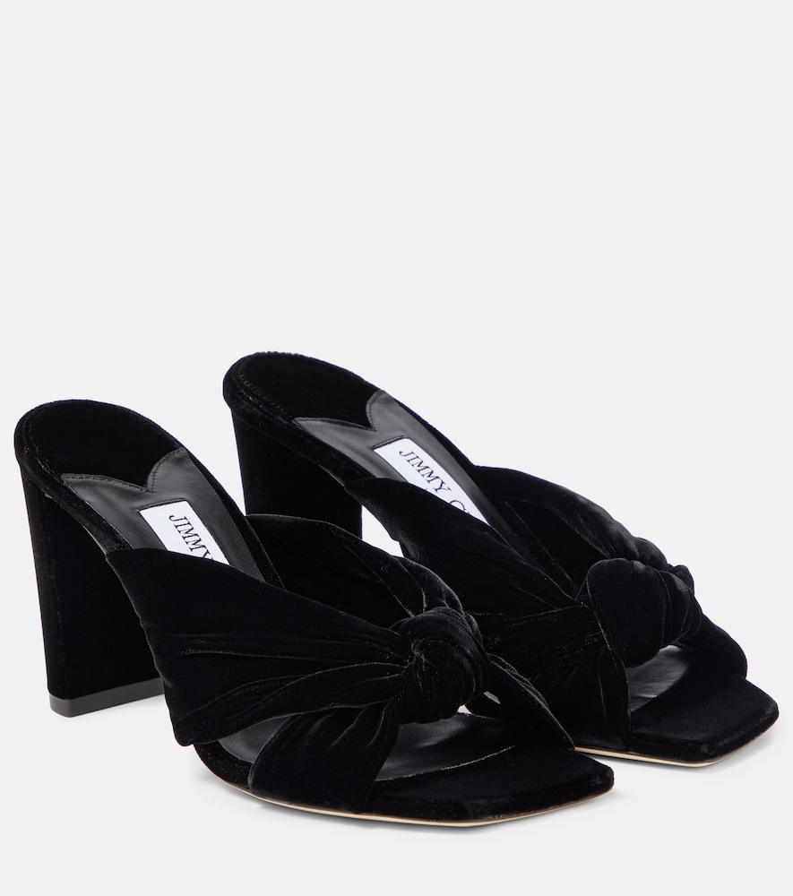 jimmy choo avenue 85 velvet mules