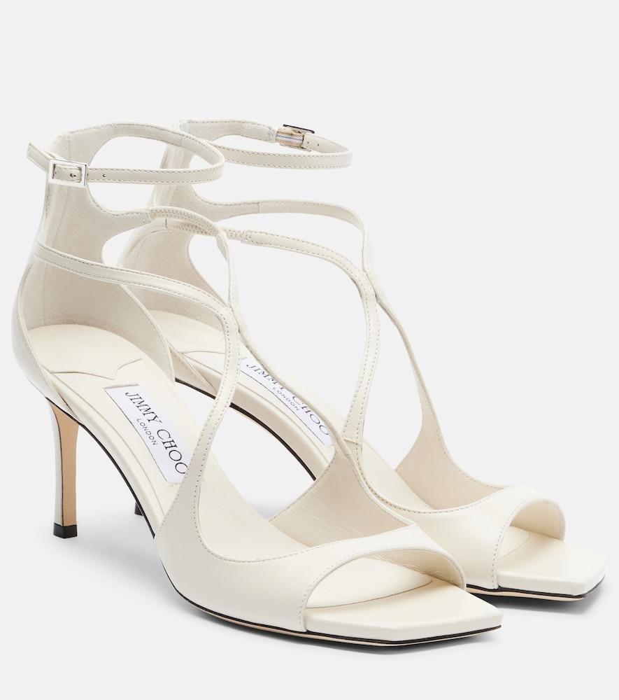 jimmy choo azia leather sandals
