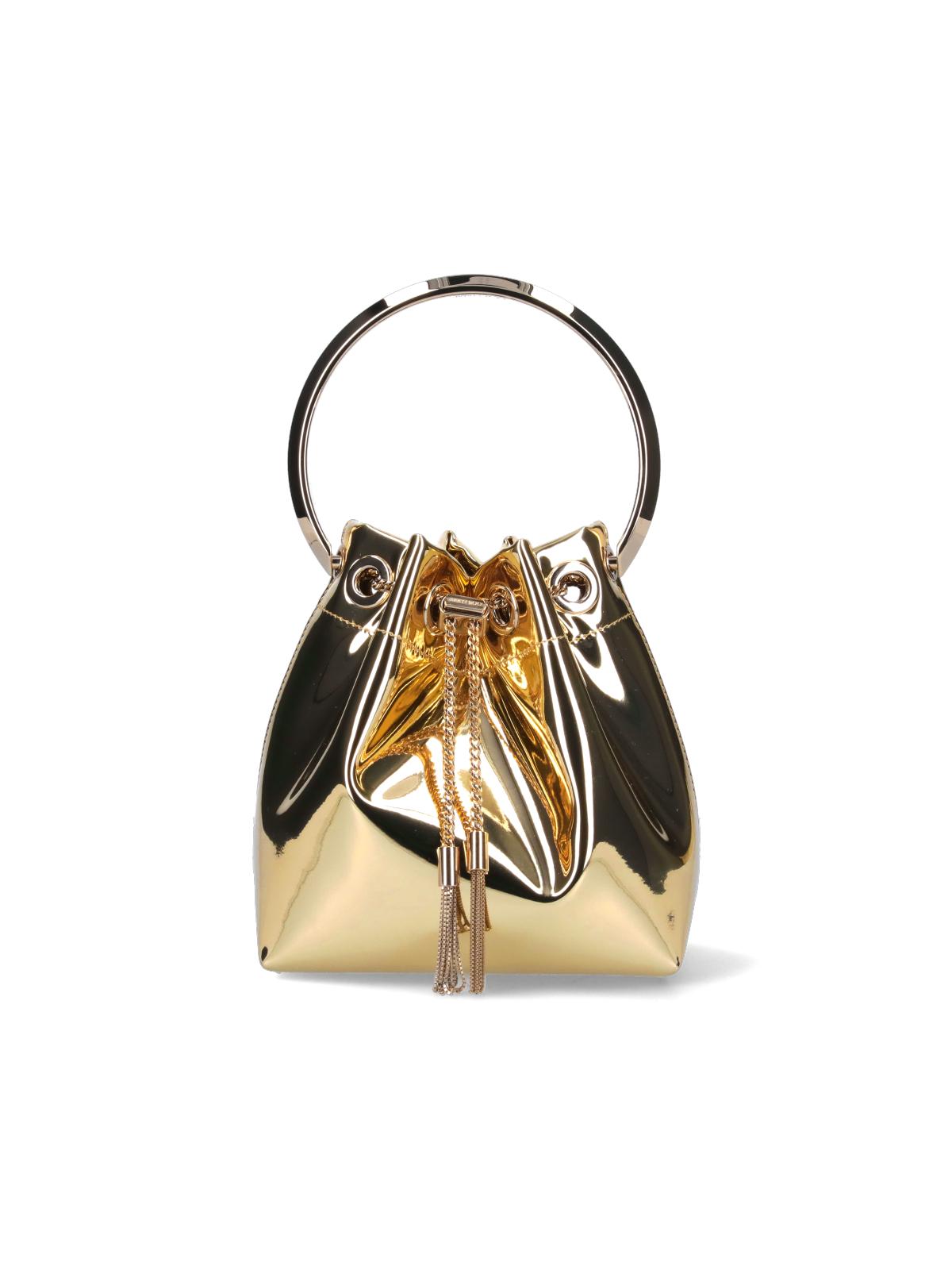 jimmy choo bags golden outer: fabric - women