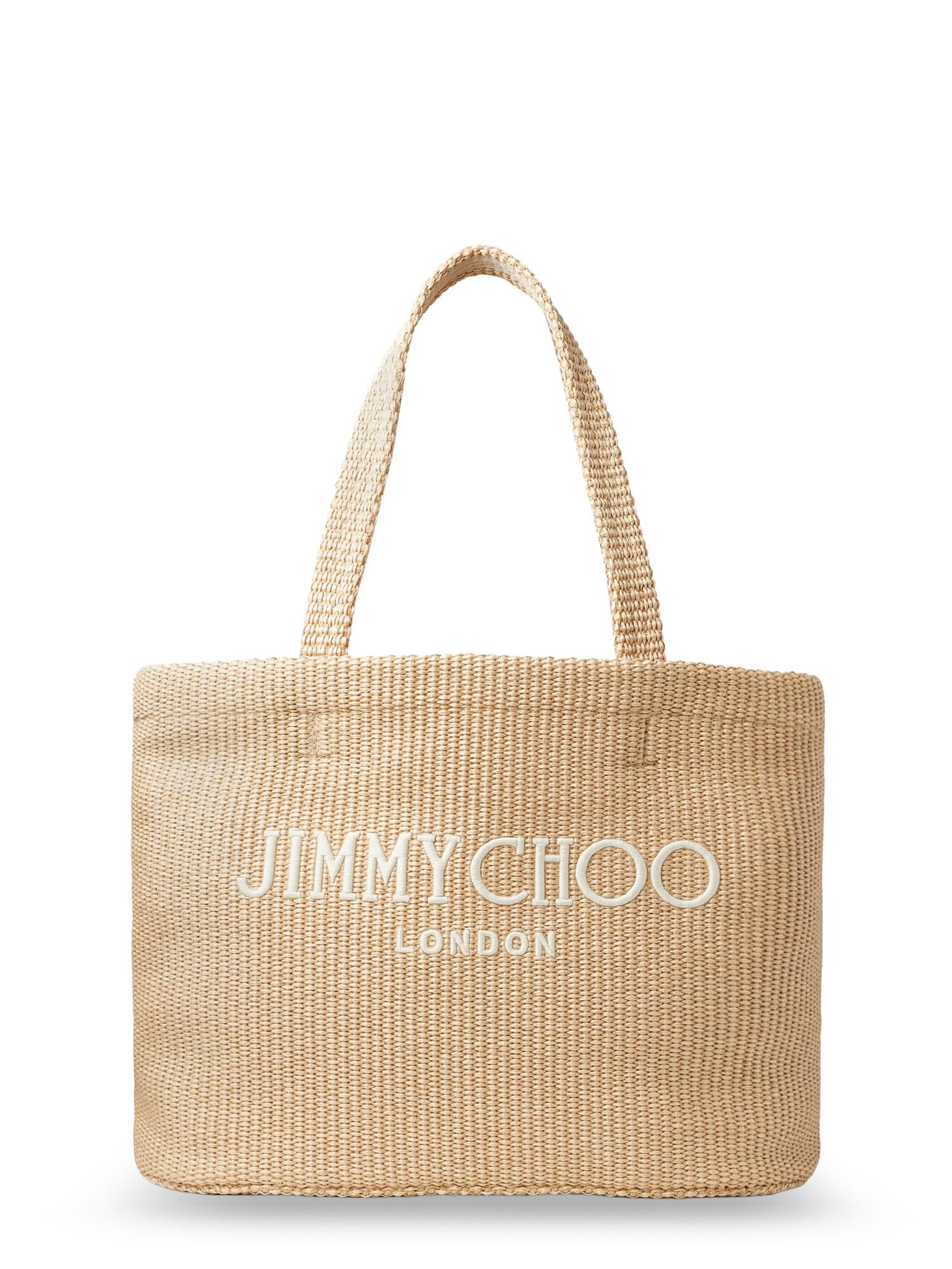 jimmy choo bags naturallatte rafia - women