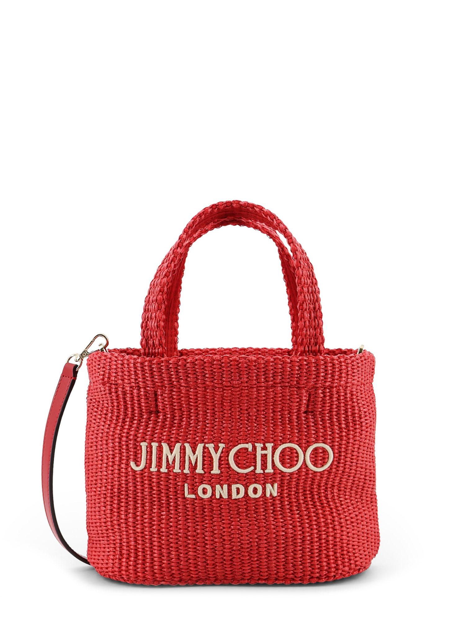 jimmy choo bags rubyredlightgold rafia - women