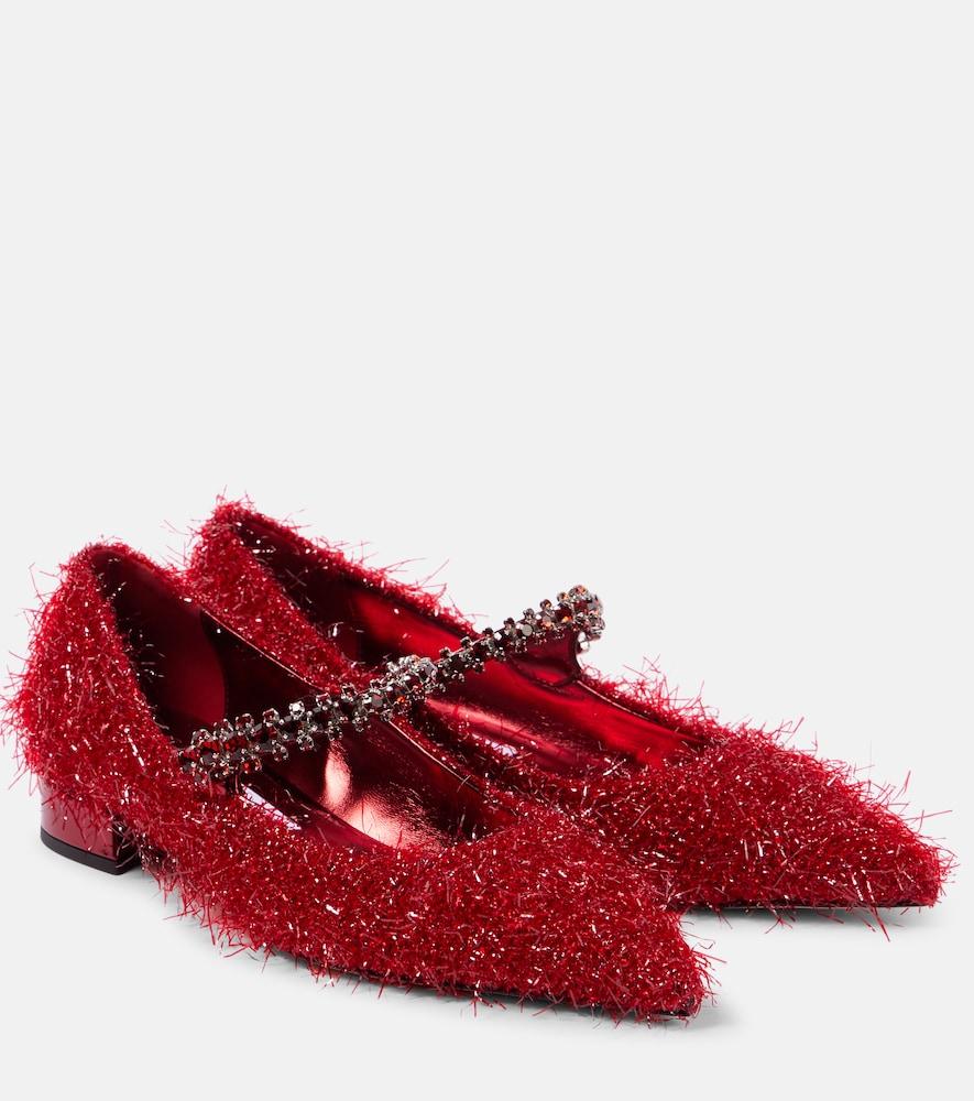 jimmy choo bing tinsel