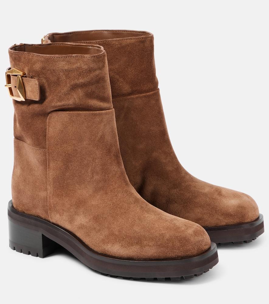 jimmy choo brooklyn 50 suede ankle boots
