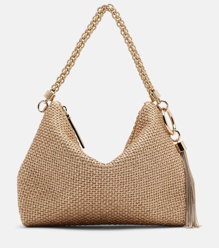 jimmy choo callie medium raffia