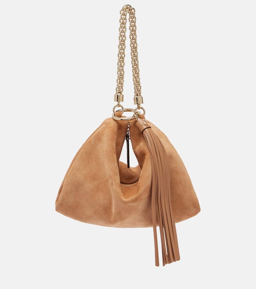 jimmy choo callie suede clutch