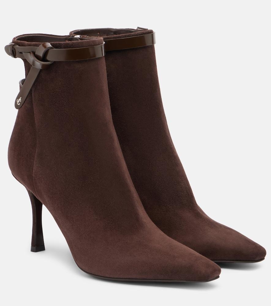 jimmy choo camie 85 suede ankle boots