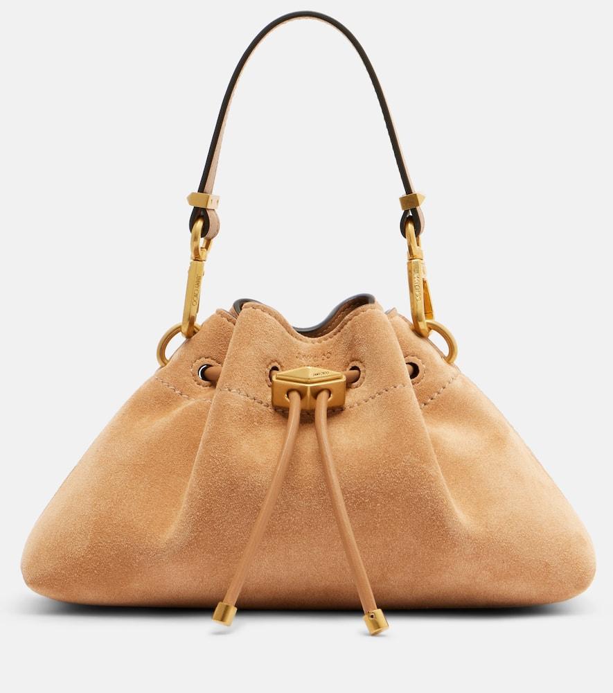 jimmy choo cinch small suede tote bag