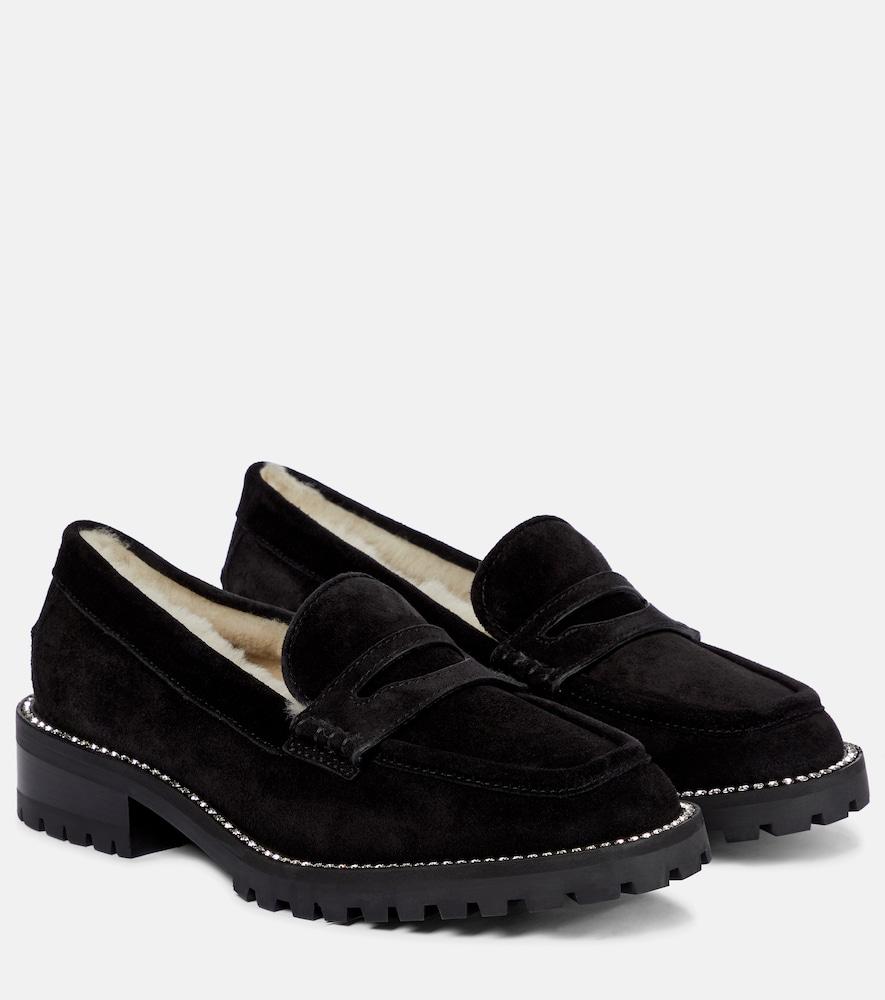 jimmy choo deanna suede loafers