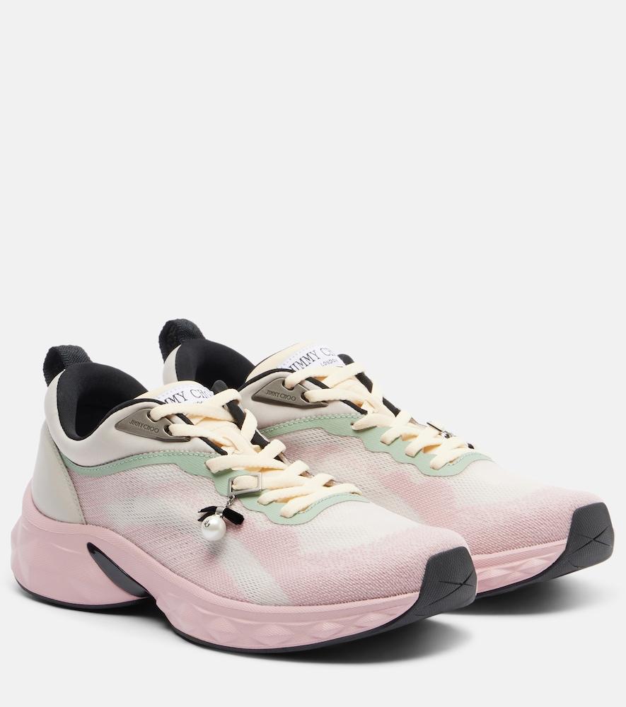 jimmy choo diamond run sneakers
