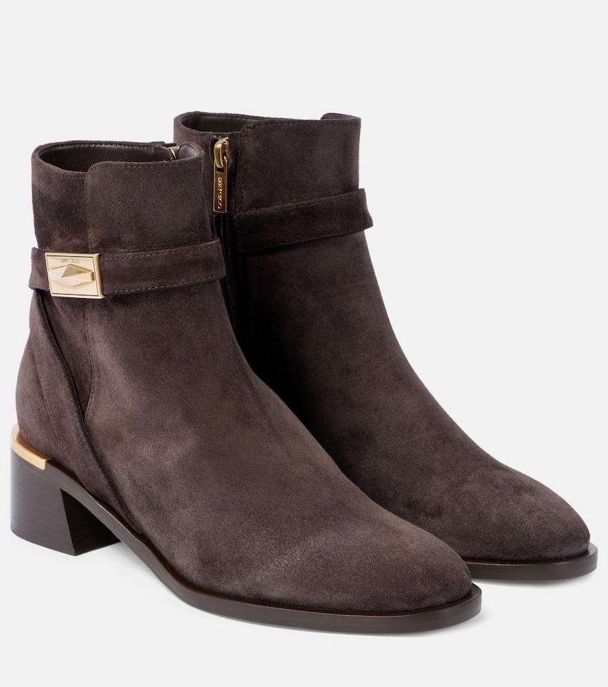 jimmy choo diantha 45 suede ankle boots