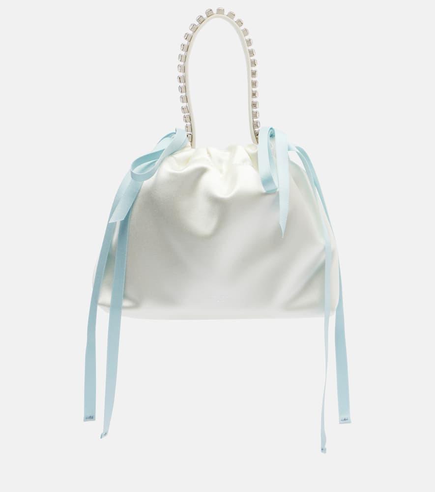 jimmy choo drawstring mini shoulder bag