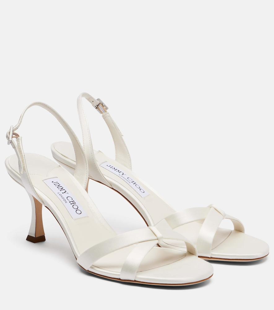 jimmy choo elsy 70 satin sandals