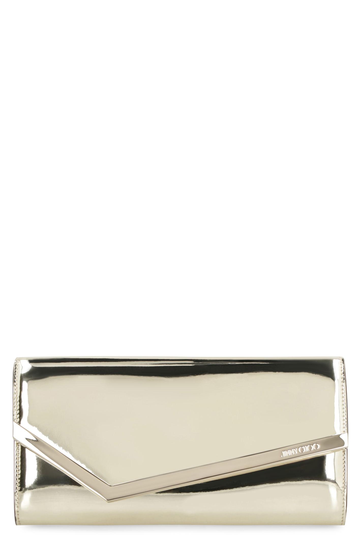 jimmy choo emmie leather wallet on chain