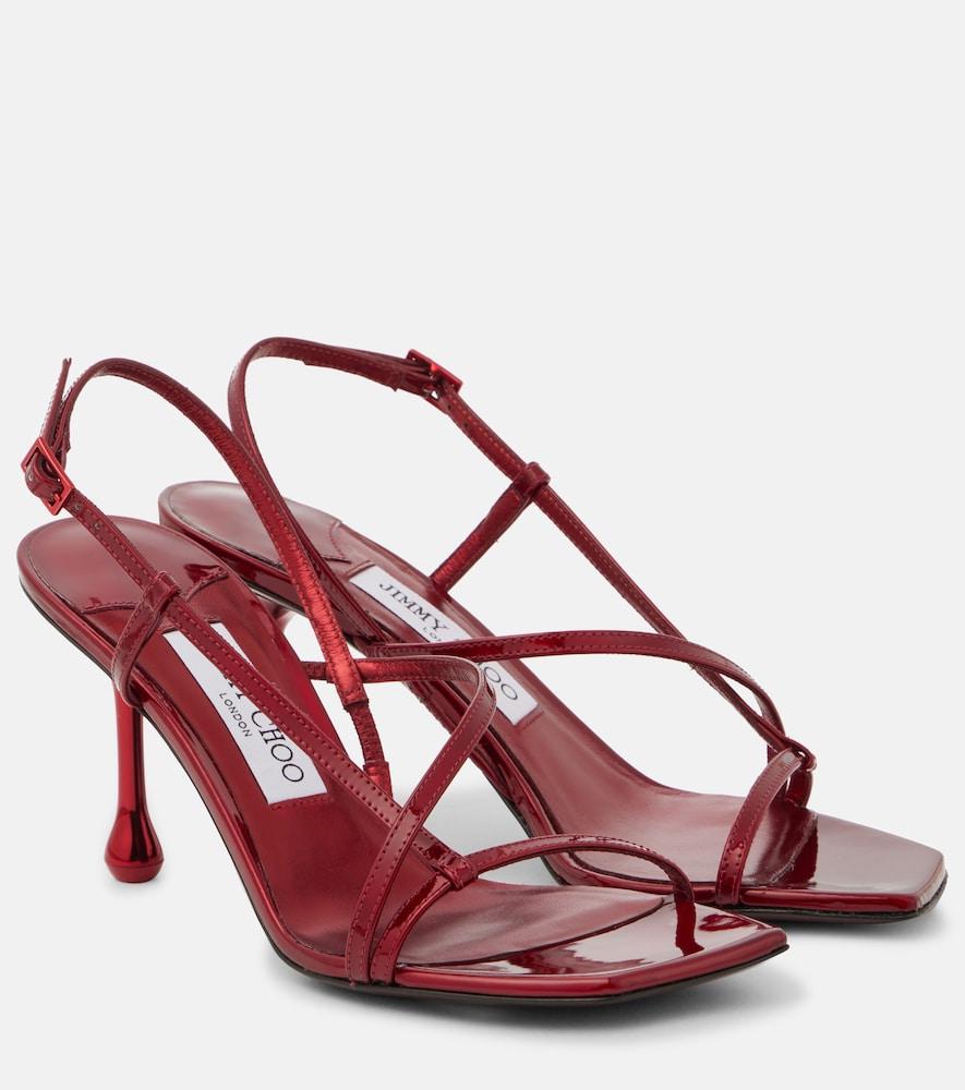 jimmy choo etana 80 leather sandals