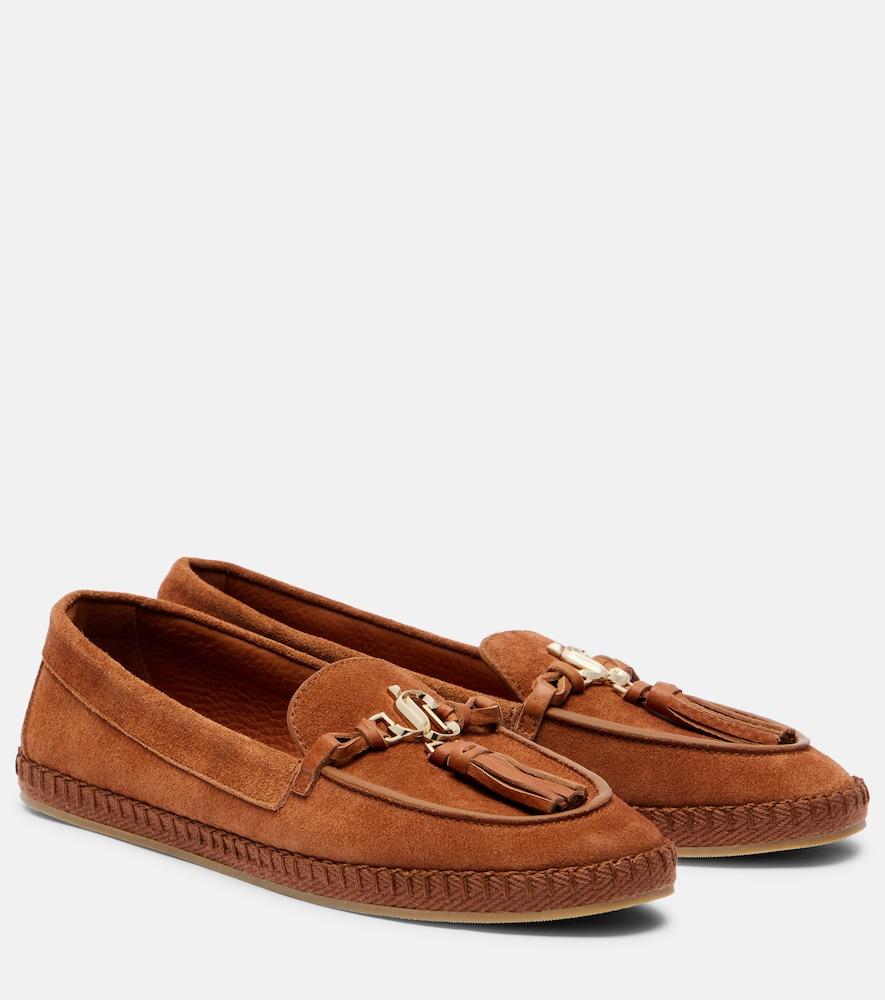 jimmy choo fabien suede loafers