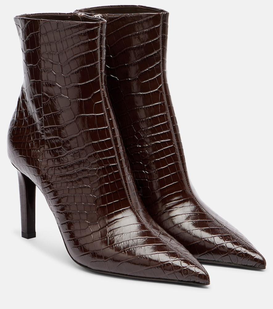 jimmy choo frankie 85 leather ankle boots