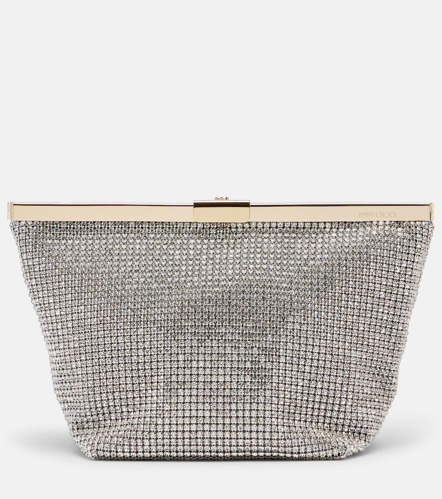 jimmy choo ganache embellished clutch