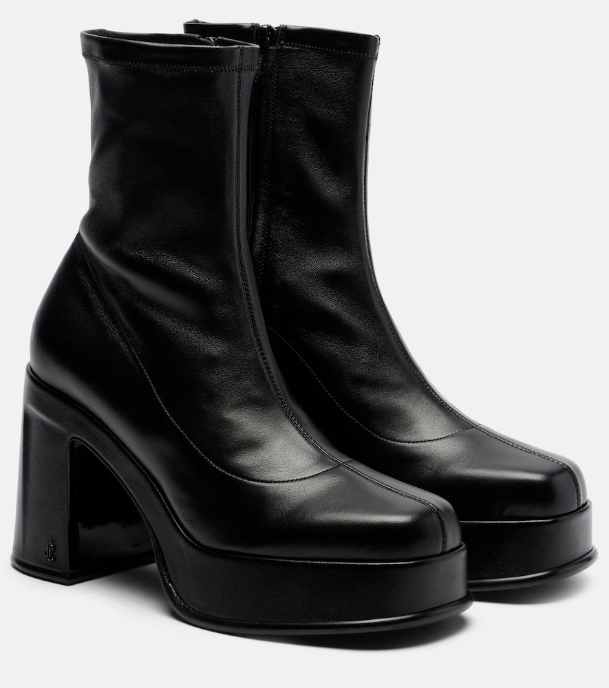 jimmy choo hadi leather ankle boots