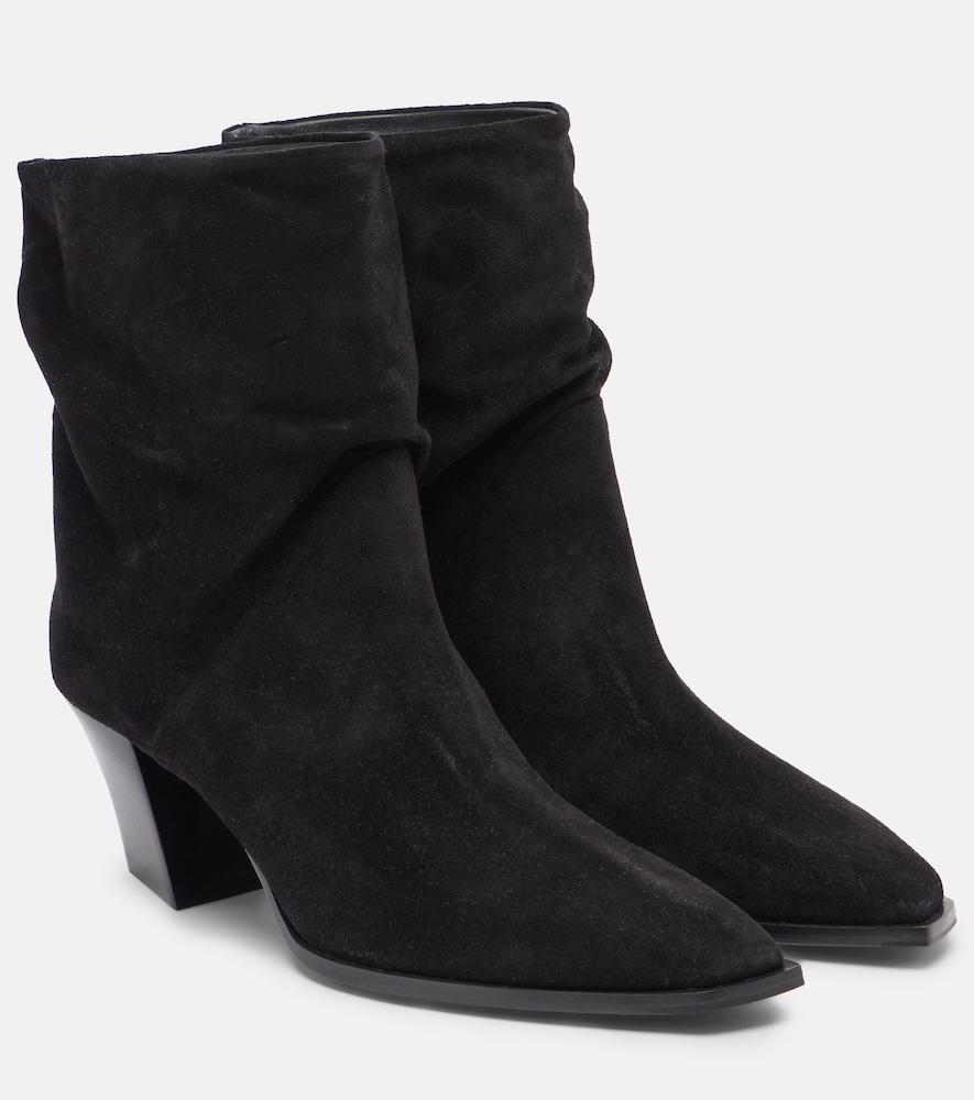 jimmy choo hart 60 suede ankle boots