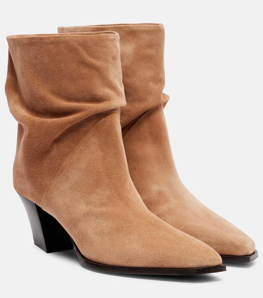 jimmy choo hart 60 suede ankle boots