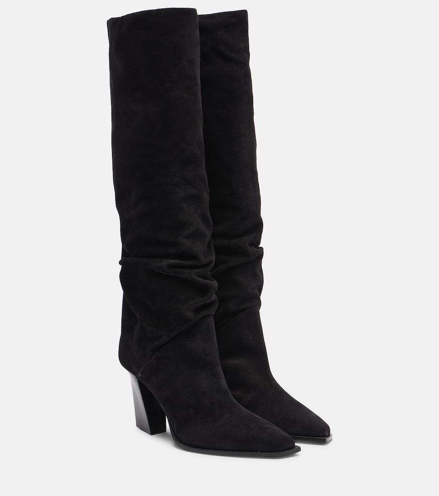 jimmy choo hart 85 suede knee
